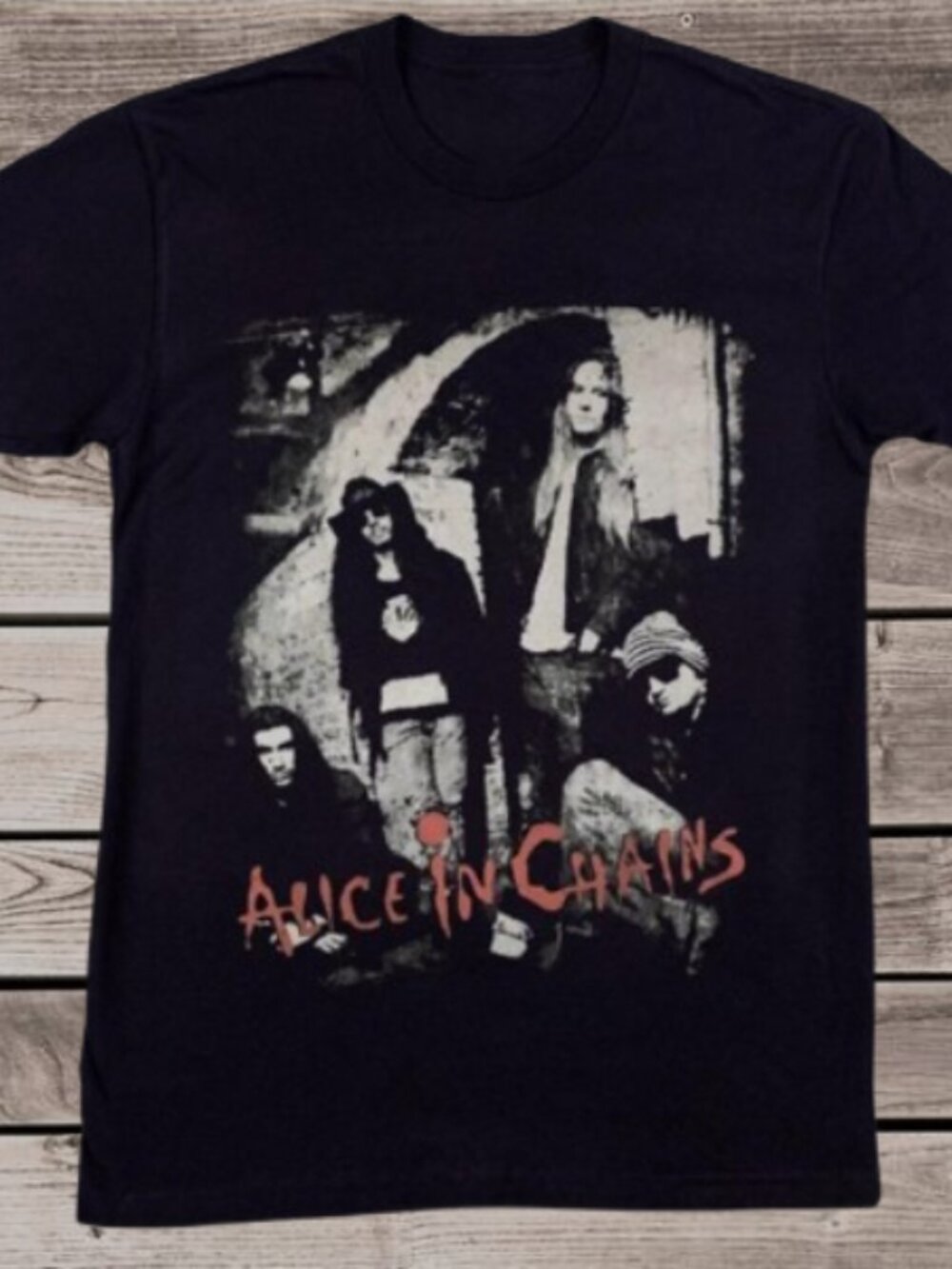 Black Alice In Chains T shirt